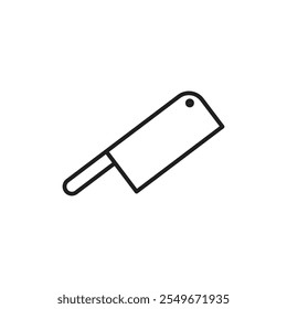 Ícone de faca de talho web design no vetor