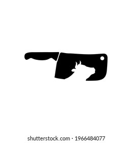 
Butcher Knife for Logo or Design Element. Vector Illustration