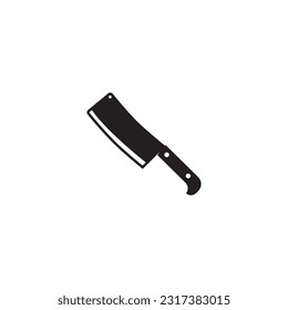 Butcher Knife Vintage Logo. Logo Template For Business Purposes, Knife Shop, Butcher Knife Shop, Label, Sticker, Banner, etc.