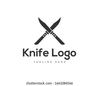 Vector de diseño de icono del logotipo del carnicero