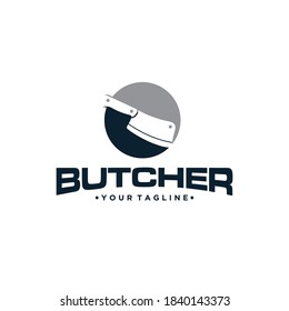 Butcher Logo Template Vector Butcher Knife