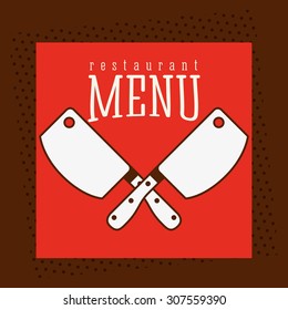 butcher menu design, vector illustration eps10 graphic 