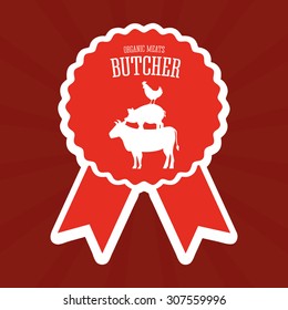 butcher menu design, vector illustration eps10 graphic 
