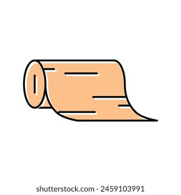 butcher paper color icon vector. butcher paper sign. isolated symbol illustration