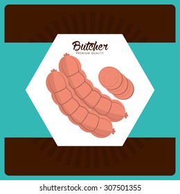 butcher product design, vector illustration eps10 graphic 