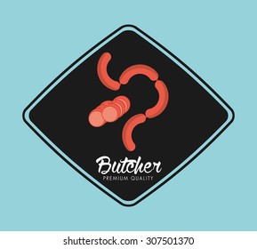 butcher product design, vector illustration eps10 graphic 