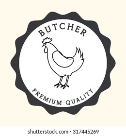 butcher products  design, vector illustration eps10 graphic 