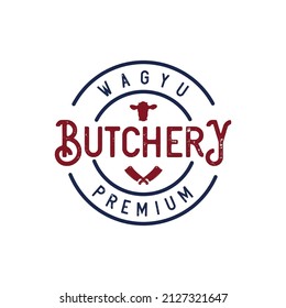 Butcher Shop and Butchery Vintage Logo Concept