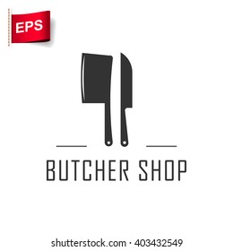 Butcher Shop icon, vector Butcher Shop logo, isolated Butcher Shop emblem
