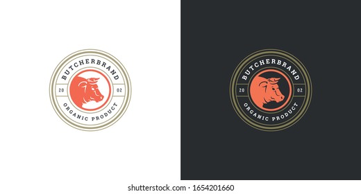 Meat Product Vector Logo Brands Beef Stock Vector (Royalty Free ...