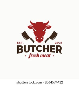 Butcher Shop vector logo template