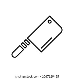 Butcher Vector Icon Illustration For Web And Mobile App Isolated On White Backround.Ui/Ux