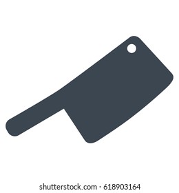 Butchery Blade flat vector icon. An isolated illustration on a white background.