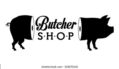 Butchery or butcher theme design, vector illustration graphic