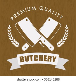 Butchery or butcher theme design, vector illustration graphic
