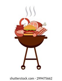 butchery house design, vector illustration eps10 graphic 