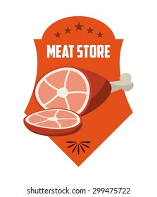 butchery house design, vector illustration eps10 graphic 