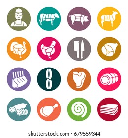 Butchery icons
