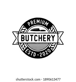 Butchery labels, badges and design element