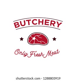 Butchery Meat Logo Design Inspiration Stock Vector (Royalty Free ...