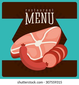 butchery menu design, vector illustration eps10 graphic 