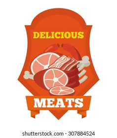 butchery product design, vector illustration eps10 graphic 