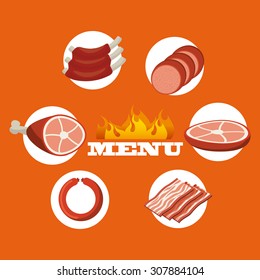 butchery shop design, vector illustration eps10 graphic 