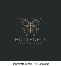 Buterfly Design Vector Logo Template