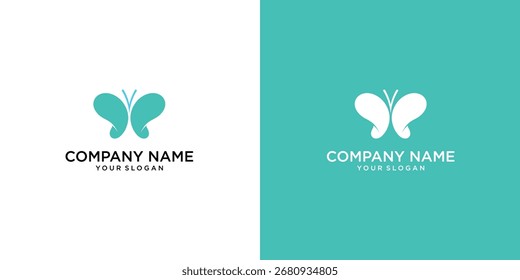 Buterfly icon Logo Design vector