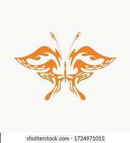 Buterfly Logo Design And Vector