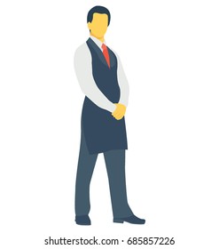 
Butler Color Vector Icon
