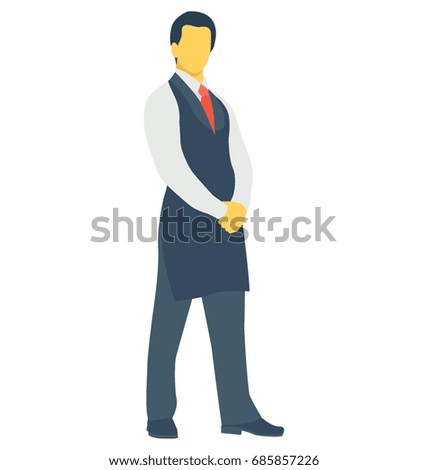 
Butler Color Vector Icon
