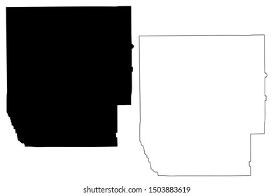 Butler County, Alabama (Counties in Alabama, United States of America,USA, U.S., US) map vector illustration, scribble sketch Butler map