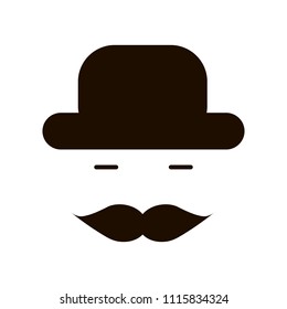 Butler Gentleman Icon . Vector