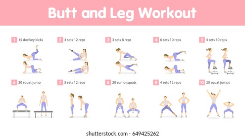 Butt and legs workout.