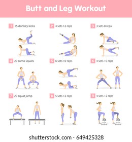 Butt and legs workout.