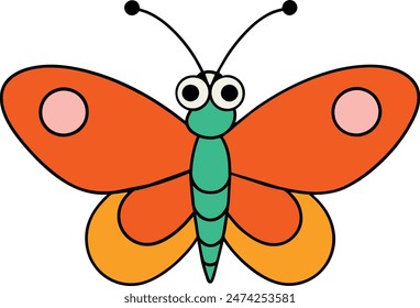 Buttefly logo icon vector illustration