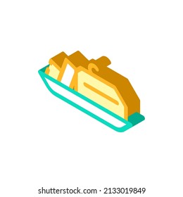 butter add isometric icon vector. butter add sign. isolated symbol illustration