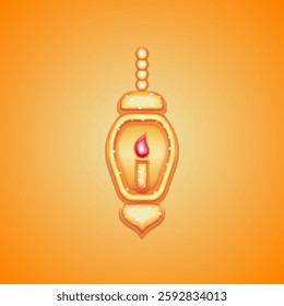 Butter bisquit with lantern an candle shape 