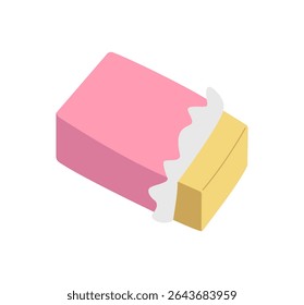 a butter flat style illustration