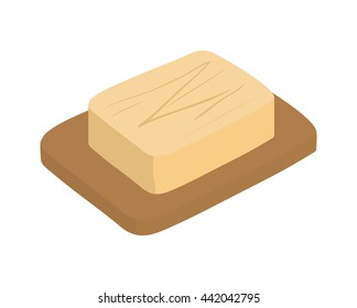 Butter  icon. Bakery design. Vector graphic