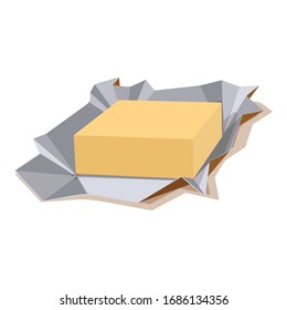 Butter icon. Cartoon of butter vector icon for web design isolated on white background