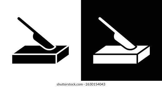 Conceito de ícone de manteiga, ilustração vetorial