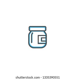 Butter icon design. Gastronomy icon vector illustration design