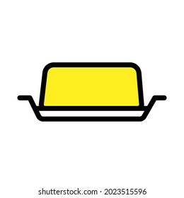 Icono de la mancha aislada ilustración vectorial en fondo blanco