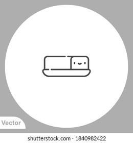 Butter icon sign vector,Symbol, logo illustration for web and mobile