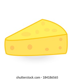 butter isolated on white background