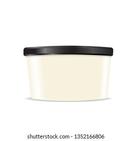  Butter jar 3D mock up