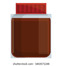 Butter jar icon. Cartoon of butter jar vector icon for web design isolated on white background