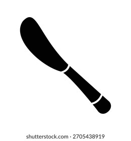 Plantilla de diseño de Vector de icono de cuchillo de mantequilla